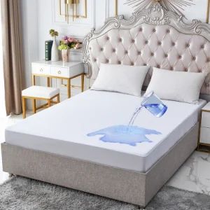 Water Proof Fitted Bed Sheet Waterproof Mattress Cover Hypoallergenic Protector Bamboo Cover Mattress Protector - Hangzhou Winde Home Furnishing Co., Ltd. - China