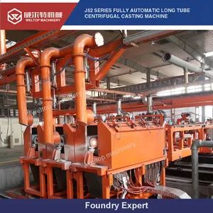 Heavy Duty Centrifugal Casting Machine for Cylinder Projects Standard AISI PLC Mitsubishi Servo Panasonic Color Customize - Jinan Weltop Machinery Equipment Co., Ltd. - China