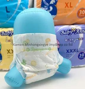 High Quality Pullup Baby Nappies Baby Diaper Pants Manufacturer From China - Xiamen Minhongxingye Imp.& Exp. Co., Ltd. - China