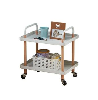 Other Home Storage & Organization Non-Woven Fabric 500 Set Plastictrolley Shelves for Home Metal Iron Square Trolley Cart - NINGBO LUCKYTIME IMP.& EXP. CO., LTD. - China