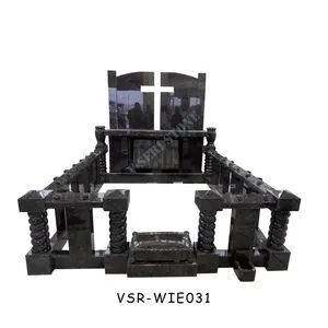 Artistic Indian Granite Grave Markers Monuments with Complex Carvings and Unique Sculptures - Xiamen V-seri Stone Import and Export Co., Ltd. - China