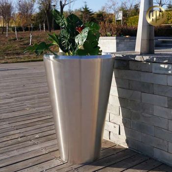 Mall Office Buildings Decorated Flower Bucket Planter Pots Bonsai Large Vases - Shandong HY Metal Products Ltd. - China