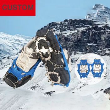High Elasticity Outdoor Durable Non Slip Ice Shoes Grippers Snow Cleats Crampons - Ningbo Bone International Trading Co., Ltd. - China