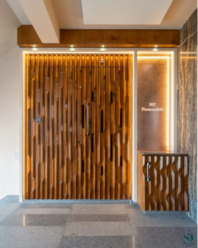 Wooden Wall Paneling Service Durability Protects Walls From Wear And Tear Insulation Provides Additional Thermal And Sound - MH Interior & Decorator - India