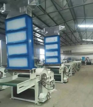 Hosiery Weaving Fabric Recycling Machine 12 Roller Textile Waste Recycling Line/Hard Waste Textile Waste Cotton Nylon Rugs Old Clothes Fabrics Recycling Machine - Jinan Morinte Machinery Co., Ltd. - China