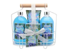 Travel Seaside Luxury Gift Set Body Lotion Shower Gel Bubble Bath Salt - Jiangxi Iris Chemical Co., Ltd. - China