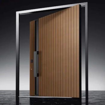 Pivot Doors Security Exterior Large Main Entry Front Stainless Steel Other Door for Home Houses Modern Entrance Door Entrance Steel Door Entry Door - Chengdu Mukeke Door and Window Manufacturing Co., Ltd. - China