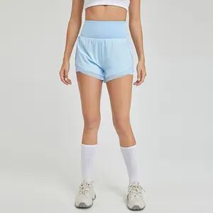 Factory Custom Clothing Sports Clothes Yoga Short Pants for Woman Shorts Trousers for Sports Wear - Guangzhou Nolai Garment Co., Ltd. - China