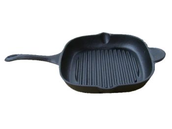 Square Custom Cast Iron Charcoal BBQ Grill Grates Skillet - Hebei Langju Trading Co., Ltd. - China