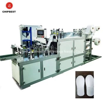 Servo PLC Man Lady Nonwoven Disposable Shoe Slipper Making Machine - Chipbest Technology (Dongguan) Co., Ltd. - China