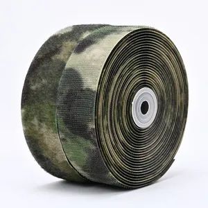 Camouflage 38mm Grade a 100% Nylon Hook Tape Hook and Loop Fastener for Outdoor Clothes and Backpack - Ningbo MH Industry Co., Ltd. - China