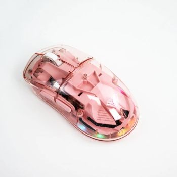 2025 New Aula Sc660 Wireless Mouse Three-Mode Transparent Mouse E-Sports Wired Bluetooth Gaming Mouse RGB Light Office Games - Shenzhen Miyan Network Technology Co., Ltd - China