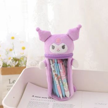 Sanrio Plush Large Capacity Pen Holder Transparent Student Organizing and Storage - 4.3/5 - China