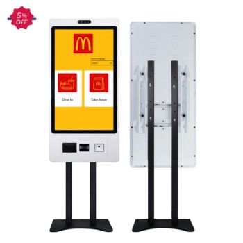 Floor Standing 21.5 Inch Interactive Self Service Payment Kiosks Automatic Touch Screen Kiosk for Restaurant - Guangzhou Touchwo Electronics Co., Ltd. - China