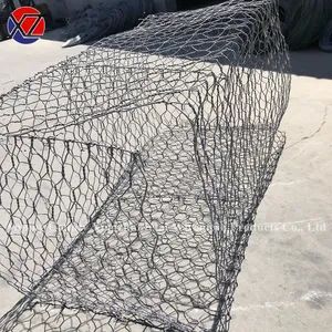 80X100mm Galvanized/PVC Coated Hexagonal Woven Stone Gabion Baskets Wall - ANPING COUNTY XINGZHI METAL WIREMESH PRODUCTS CO., LTD. - China