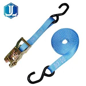 Durable 1'' 25mm Light Weight Ratchet Lashing Strap Blue Color - Zhejiang Jingli New Material Technology Co., Ltd - China