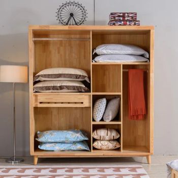 Wardrobes Bedroom 2 Door Wardrobe Cabinets Custom Organizer Design Closet Bedroom Furnitures - Ma'anshan Hanlinyuan Wood Sales Co., Ltd. - China