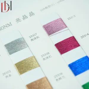 Hot Selling Sparkle Viscose Polyester Yarn Source Factory for Wedding Dress and Ritual Clothing Fabrics - Foshan Dihong Textile Co., Ltd. - China