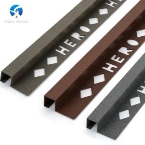 Factory Shipment Trade Price Corner Strip Hero Metal Carpet to Bar Transition Steel for Tiles Chrome Stainless Steel Square Shape Trim - Foshan Hero Metal co., Ltd - China