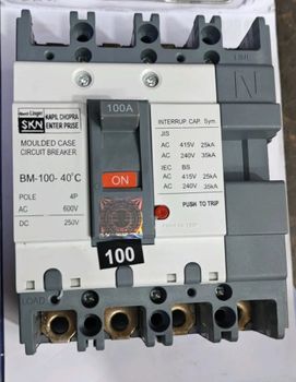 4 Poles Bentex MCCB Moulded Case Circuit Breakers Ampere Rating 100a No. of Poles 4 Poles Breaking Capacity 25kA Pole Configuration Four - Ankit Traders - India