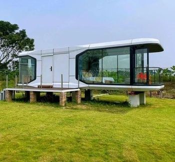 Site Office Space Capsule House, GI Sheet, 40 ft Supply - Summit Industrial LLC - United States