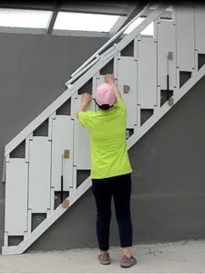 Stair Folding Outdoor Stairs Against The Wall Stair Stair Against The Side Wall of The Home Attic - Henan Youpin Home Ladder Co., Ltd. - China