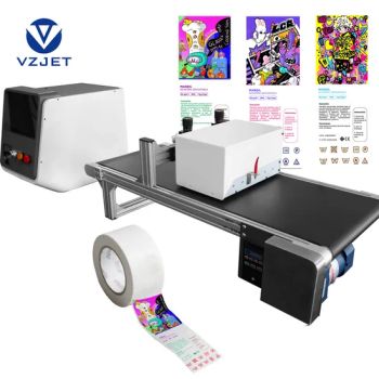 Small High Speed Full Color Roll to Roll Digital Label Printing Machine Inkjet Adhesive Sticker Label Printers - Wuhan Vz Information Technology Co., Ltd. - China