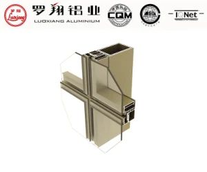 Stick Frame Aluminum Curtain Wall with Low-E Double Glass Extrusion Profile - Luoxiang Aluminium Co., Ltd. - China