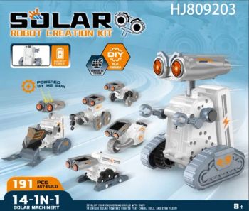 14 in 1 Science Solar Robot Kids Toy DIY Building Powered Learning Tool Stem Education Games Technological Toys Children Gift - Hengjun Plastic Toys Manufactory - China