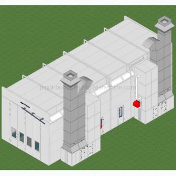 It-16-6A CE Certificate Downdraft Industrial Paint Booths for Large Vehicles - Guangzhou Infitech Mechanical and Electrical Equipment Co., Ltd. - China