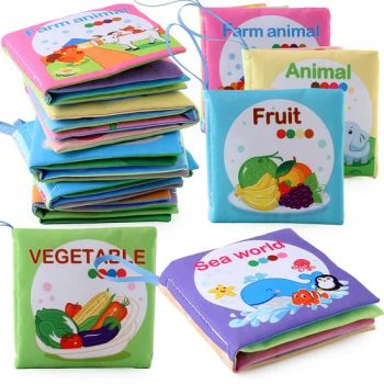 Baby Toys Toddler English Animal Transport Cognitive Toys Baby Interaction Soft Cloth Book Early Education Toy Cloth Book Kids Toys - Shenzhen Anji Electronic Technology Co., Ltd. - China