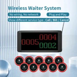 Wireless Calling System Restaurant Pager System Caregiver Pager for Patient Nurse Alert - Quanzhou Koqi Electronic Co., Ltd. - China