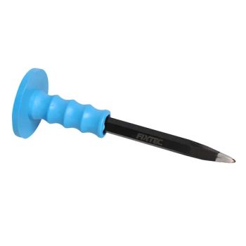 Fixtec Flat Point Stone Masonry Cold Chisel with Protect Rubber Handle Carving Tools - EBIC Tools Co., Ltd. - China