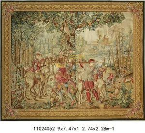 Aubusson Tapestry Printed Hand Braided Aubusson Tapestry Wall - Qingdao Forest Island Trade Company - China
