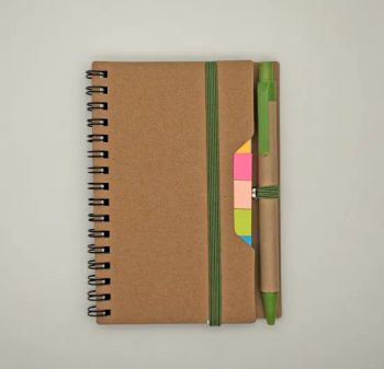 Eco-Friendly Promotional Spiral Notebook with Recycled Ball Pen - Ningbo Hi-Tech Zone Sengfeng Imp. & Exp. Co., Ltd. - China