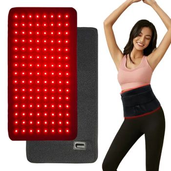 Pain Relief Red Infrared Light Thearpy Pad for Waist Abdomen Color Black Wattage 25W Model NO. T60 Condition New Material - Shenzhen Shanglaite Electronic Technology Co., Ltd - China
