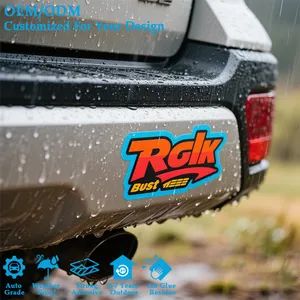 New Design 3D Car Decal Stickers Waterproof Vinyl Stickers Brand 3M UV Proof Yes Origin China Removable Yes Color - Ningbo Yinzhou Guda Imp. & Exp. Co., Ltd. - China