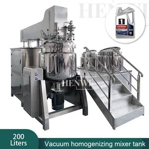 Good Quality Heating Homogenizer Cream Mayonnaise Cosmetic Ointment Toothpaste Production Vacuum Emulsifier Mixer Equipment - Foshan Henwi Technology Co., Ltd - China