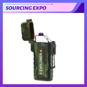 100% Waterproof Rechargeable Dual Arc Electric Lighter Cigarro Briquet Electronique - Hangzhou Longwin Industry Limited - China
