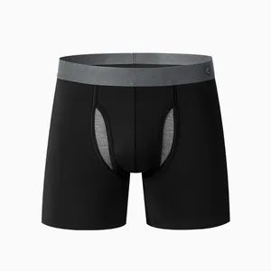 Custom Logo Saxxx Men's Briefs Boxers Men's Plus Size Ice Silk Breathable Boxer Briefs Mesh Athletic Sports Underwear - Market Union Co. Ltd. - China