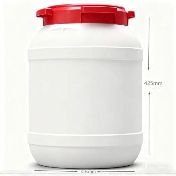 26L Plastic Buckets with Lids Chemical Bucekt Factory Supply Packaging Plastic Pail Can Custom Colors Gold Powder Bucket - Mei Che Te (Guangdong) Environmental Protection Technology Co., Ltd - China