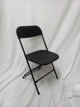 Cheap Portable Camping Outdoor Events Plastic Black Folding Chairs - Zhejiang Blooming Home Products Co., Ltd. - China