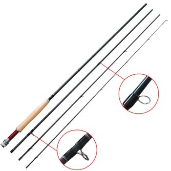 24ton Carbon Cork Handle Medium Action Fly Fishing Rods MOQ 200 OEM Yes Action M Section 4 Weight 3# Color Black Power - Weihai Huayue Sports Co., Ltd. - China