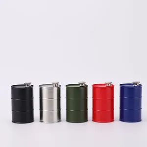 Customized 25oz /750ml Matte Oil Cans Shape Barrel Wine Pot Alcohol Whisky Stainless Steel Hip Flask Bottle - Sichuan Feimeng Network Technology Co., Ltd. - China