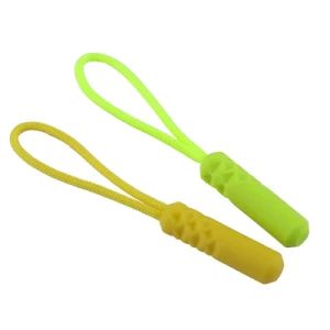 Wholesale Silicone Zipper Pulls Custom Logo Soft PVC Rubber Zipper Pullers for Bags/Garments - Phoenix Flame Holdings Limited - China