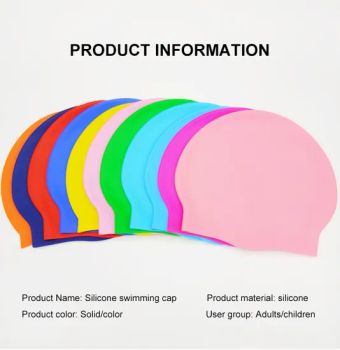 Customized Logo Sports Hats Women Men Swim Cap Waterproof Silicone Swimming Cap - Zhongshan Asap Technology Co., Ltd - China