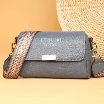 Luxury Cow Leather Messenger Bag Women Hand Bag Large Capacity Casual Handbag Purse Female Fashion Corium Shoulder Bags - Baoding Mishuo Bag Manufacturing Co., Ltd. - China