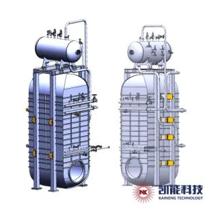 Vertical Water Tube 6 Ton Waste Heat Steam Boiler for Hfo Wartsilar Man Engine - Qingdao Kaineng Environmental Protection Technology Co., Ltd - China