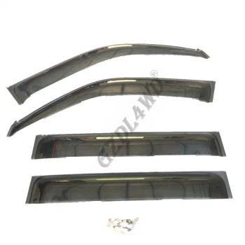Car Body Parts Window Visor Rain Guard Fit Fj Cruiser Color Black Model NO. FJVS Year 1992 Onward Certification CE Trademark - Guangzhou Deliang Auto Accessory Co., Ltd. - China