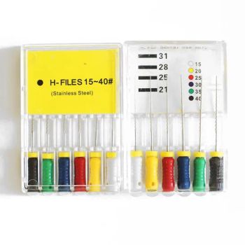 Dental Stainless Steel H Files Hand Use Endodontic Root Canal Files 21mm 25mm 31mm Endo File Dental Root Canal Files (YQD3-1B) - Hangzhou Yuqiang Technology Co., Ltd. - China